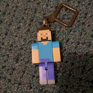 Minecraft Steve Keychain